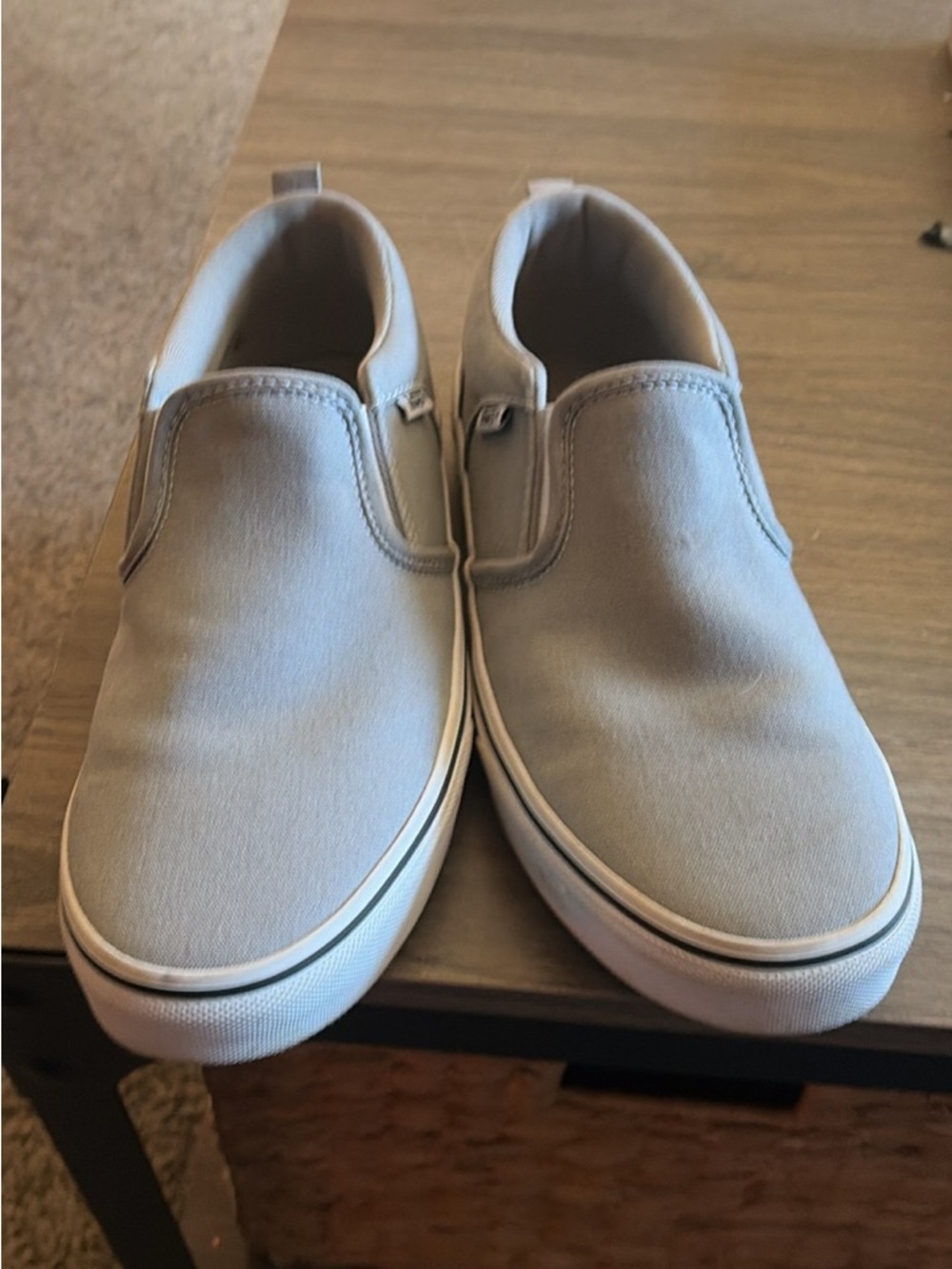 Vans Kids Slip-On Sneakers - Light Gray